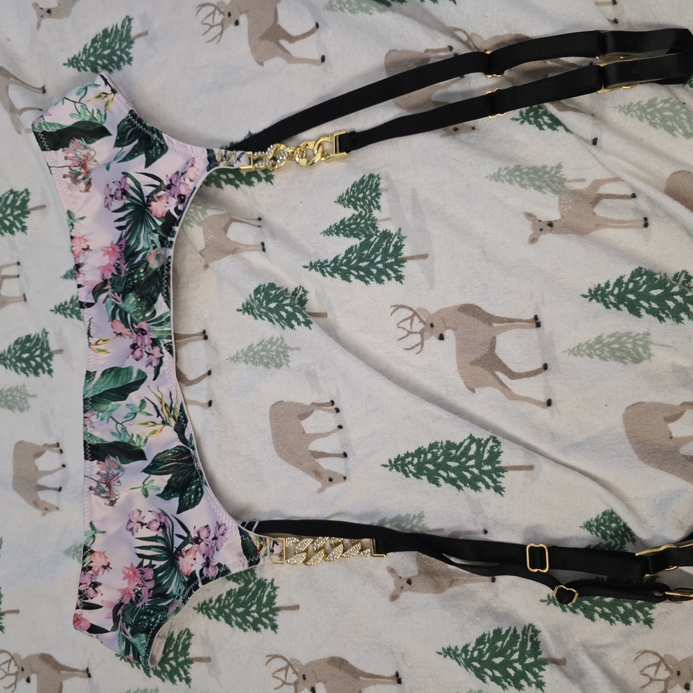 Victoria's Secret Floral and Black Panties